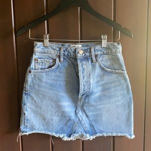 Agolde Demin Skirt